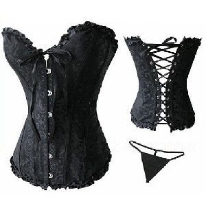 Corset Preto Importado.